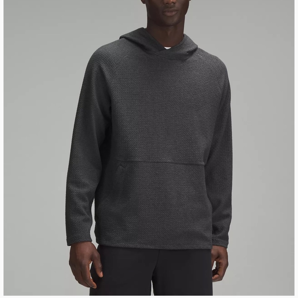 Men’s Lululemon At Ease Hoodie Size XS Heathered Black